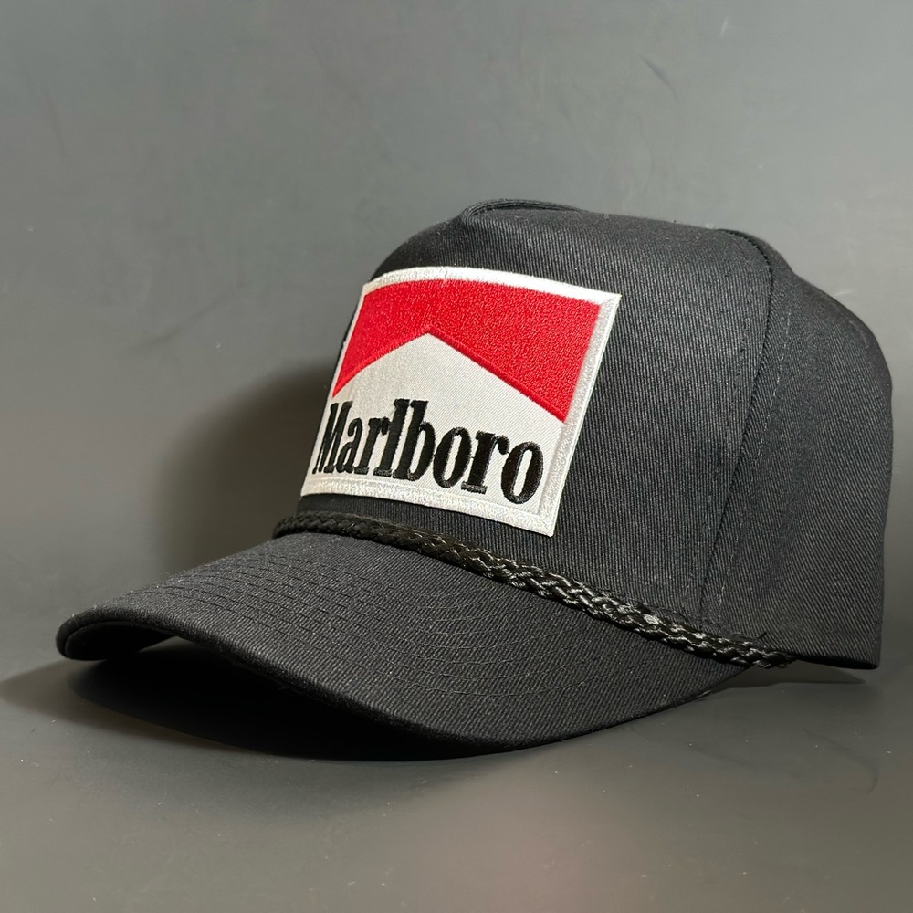 Handcrafted Marlboro Patch Retro Rope Trucker - Picture 4 of 4